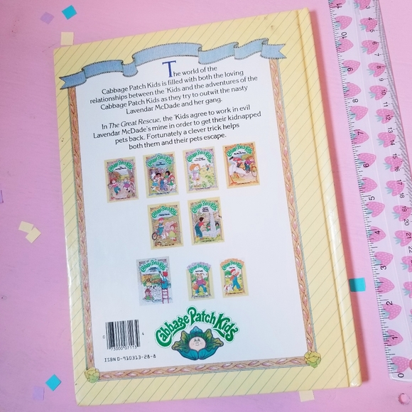 1984 Vintage Cabbage Patch Kids The Great Rescue Childrens Book - Picture 8 of 13